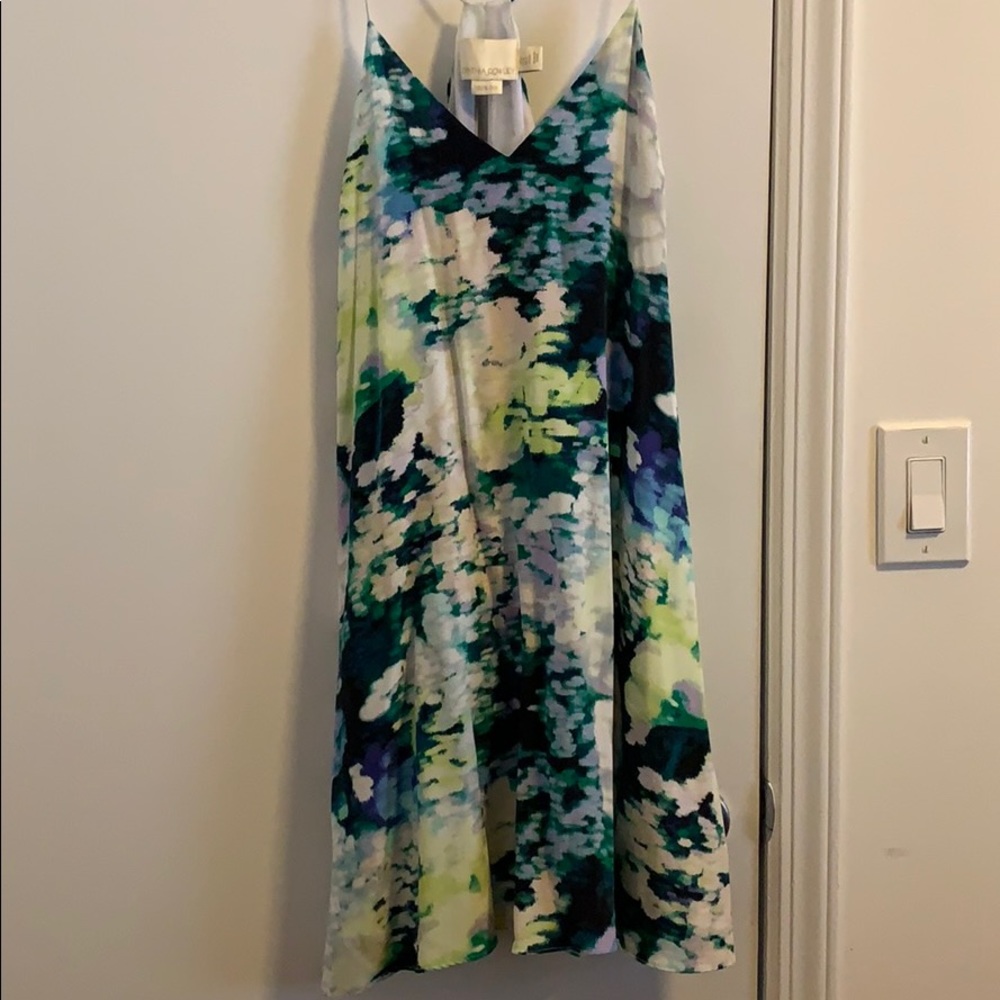 Cynthia Rowley Skinny Strap Silk Dress
